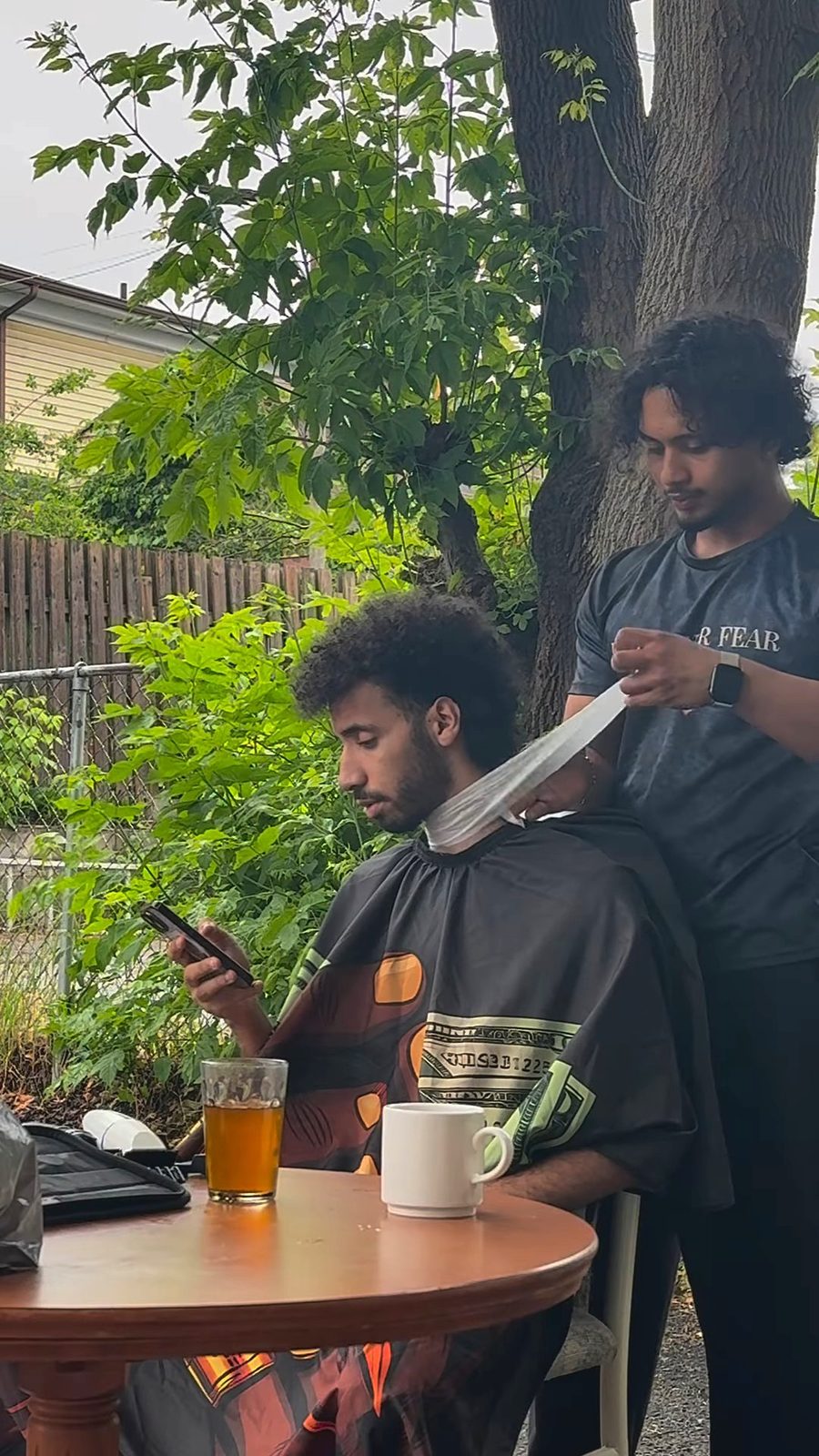 Outdoor summer cut session